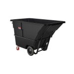 Suncast Commercial 1 Cubic Yard Heavy Duty Tilt Truck, Black